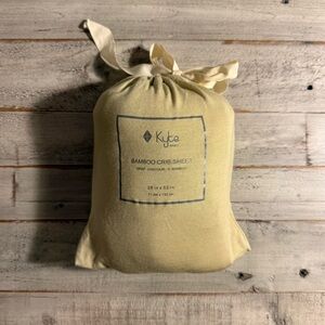 Kyte Baby bamboo Crib Sheet standard size in retired solid Wheat